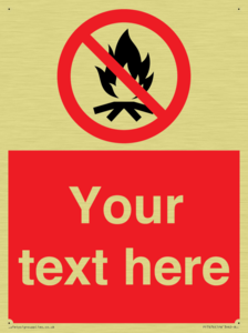 Custom prohibition No campfire